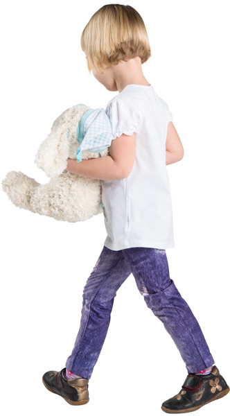 Walking girl image
