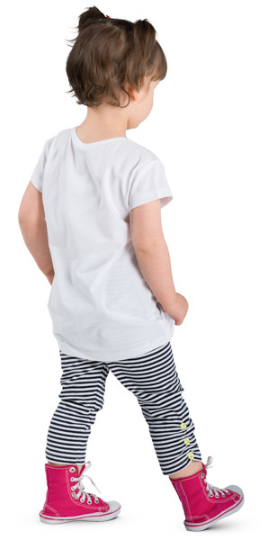 Walking girl image