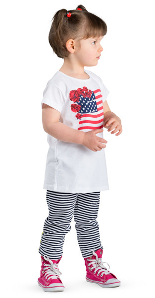 Standing girl image