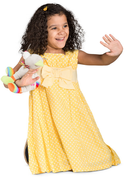 Sitting girl image