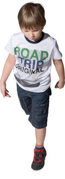 Walking boy image