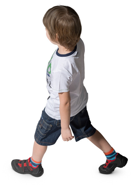 Walking boy image