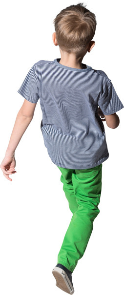 Walking boy image
