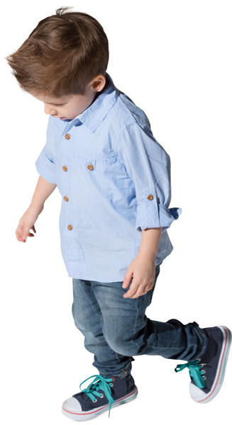Walking boy image