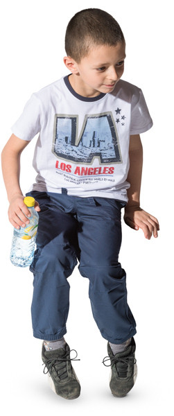 Sitting boy image