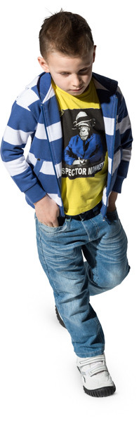 Walking boy image