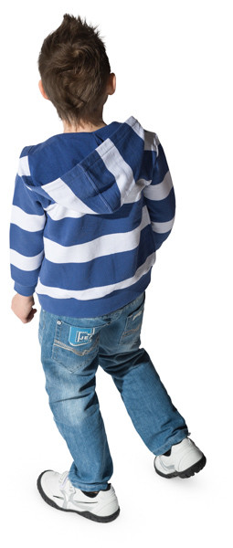 Walking boy image