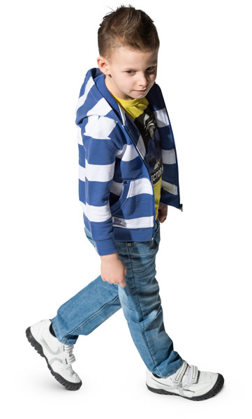 Walking boy image