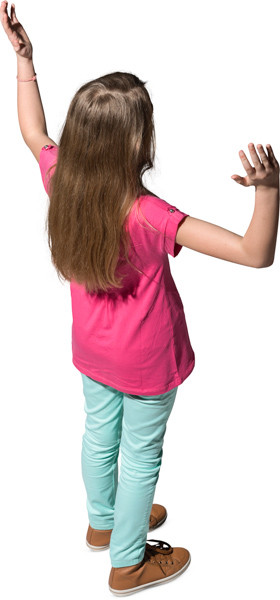 Standing girl image