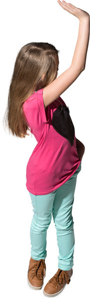 Standing girl image