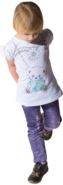 Walking girl image