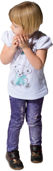 Standing girl image