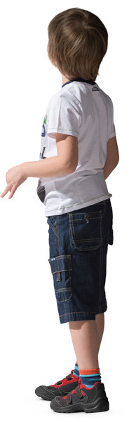 Standing boy image