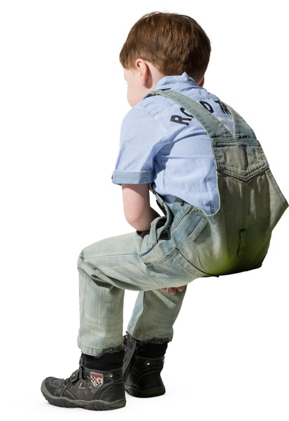 Sitting boy image