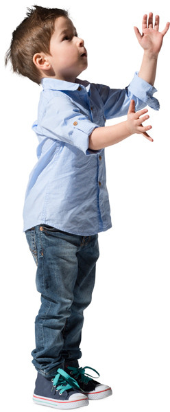 Standing boy image