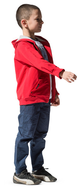 Standing boy image