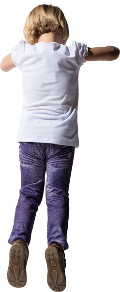 Jumping girl image