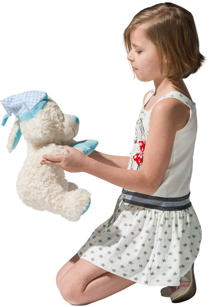 Sitting girl image