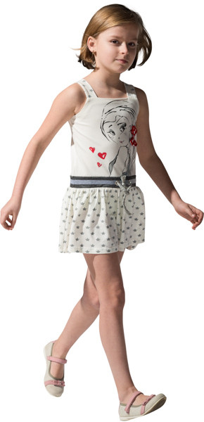 Walking girl image