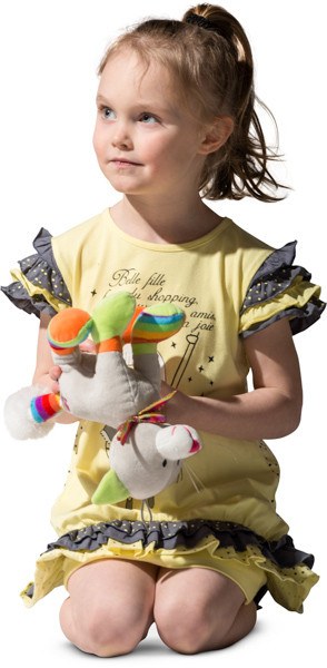 Sitting girl image