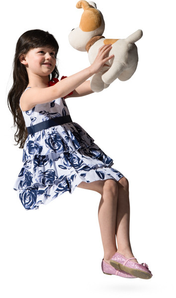 Sitting girl image