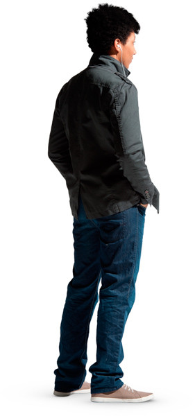 Standing man image