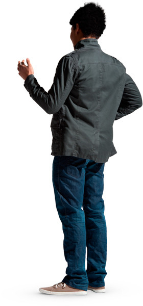 Standing man image