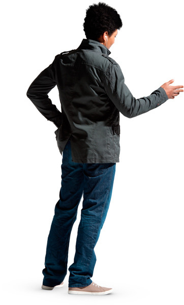 Standing man image
