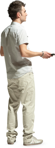 Standing man image