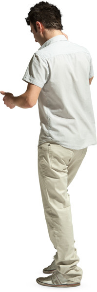 Walking man image