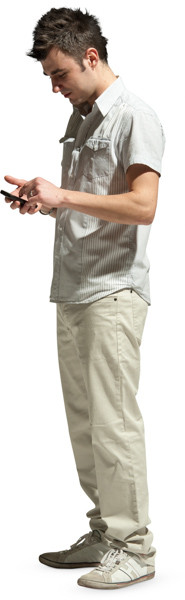 Standing man image