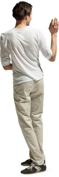 Standing man image