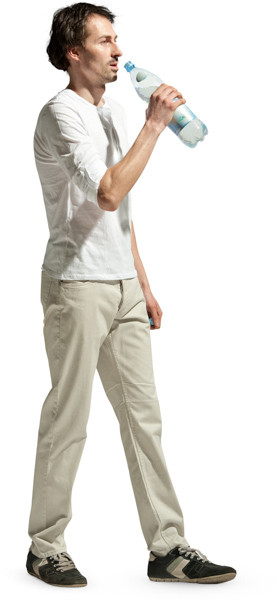 Walking man image