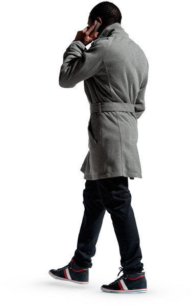 Walking man image