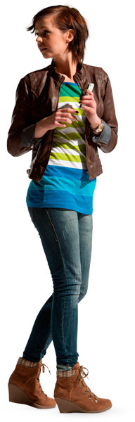 Standing woman image