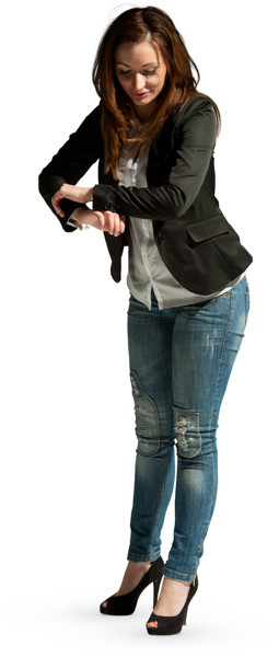 Standing woman image
