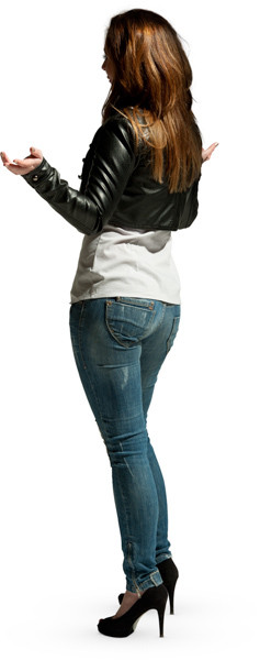 Standing woman image