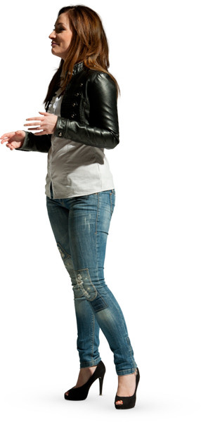 Standing woman image