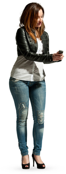 Standing woman image