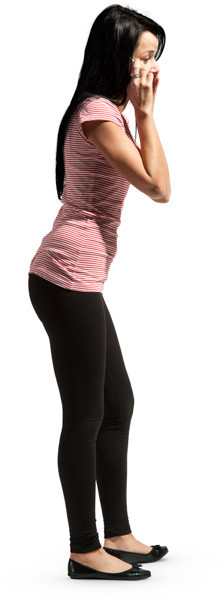 Standing woman image