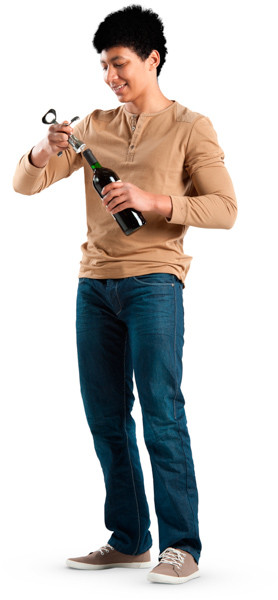 Standing man image