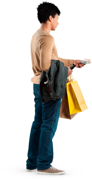 Standing man image