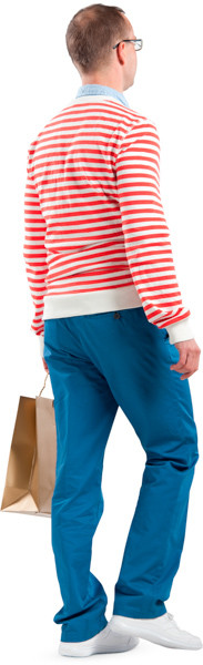 Walking man image