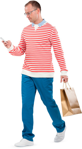 Walking man image