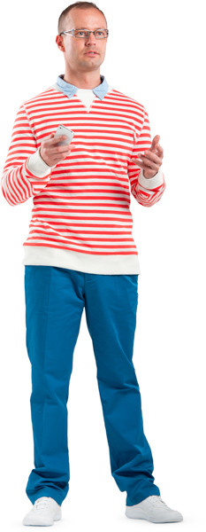 Standing man image