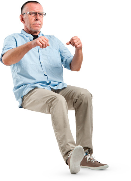 Driving man image