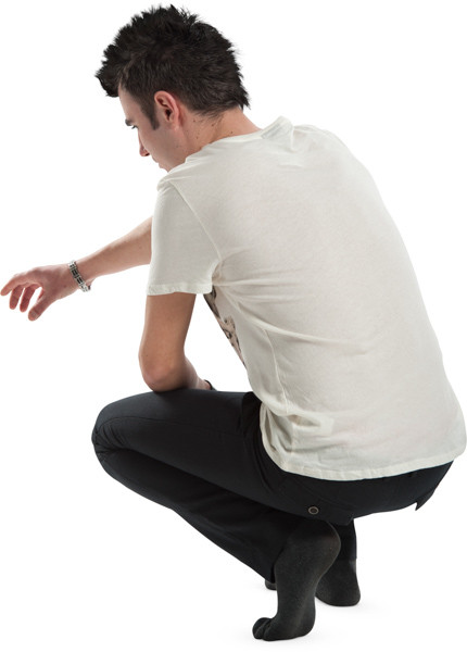 Sitting man image