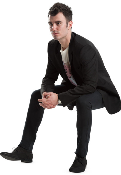 Sitting man image