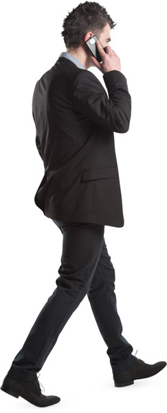 Walking man image