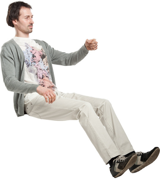 Driving man image